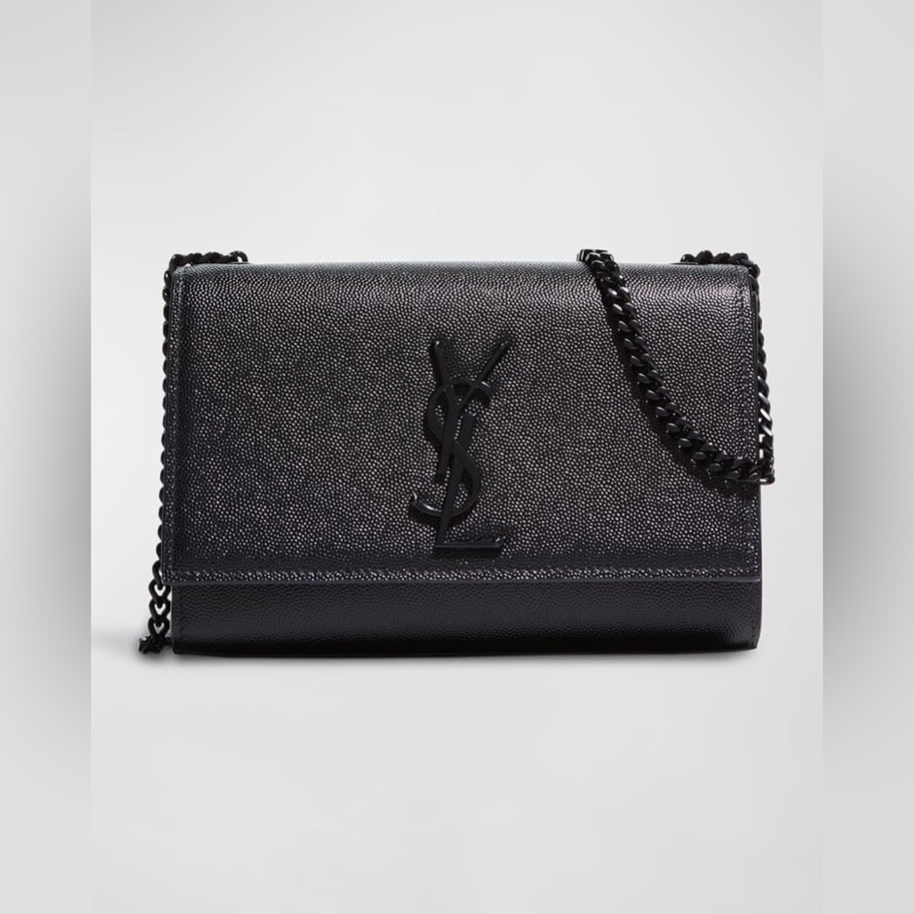 Kate Small YSL Crossbody Bag in Grained Leather